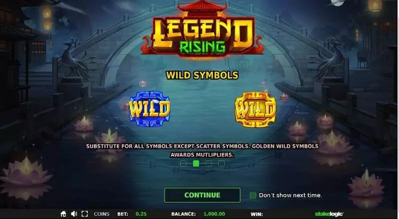 Legend Rising Slots StakeLogic Free Spins