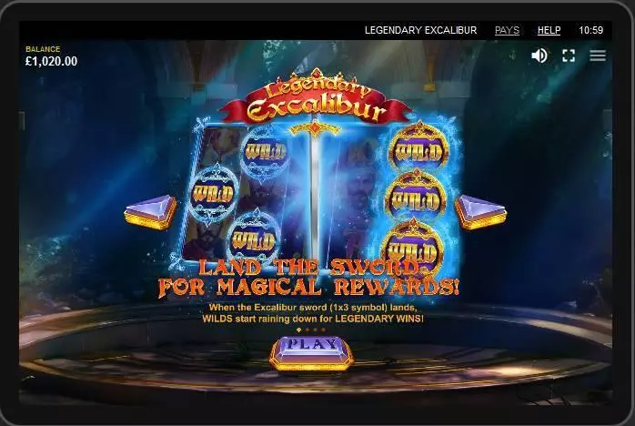 Legendary Excalibur Slots Red Tiger Gaming Re-Spin