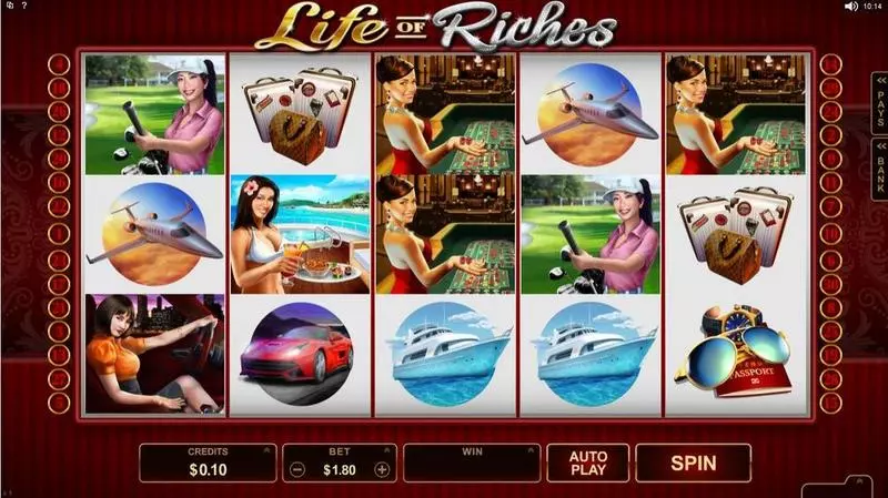 Life of Riches Slots Microgaming Free Spins