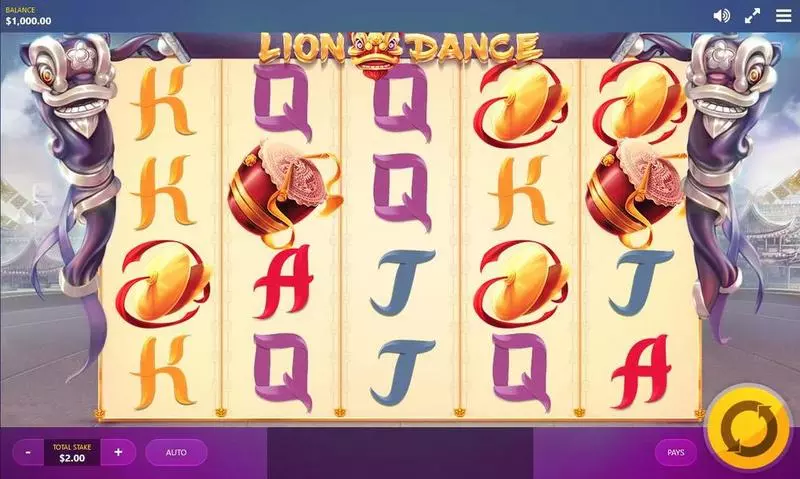 Lion Dance Slots Red Tiger Gaming Free Spins
