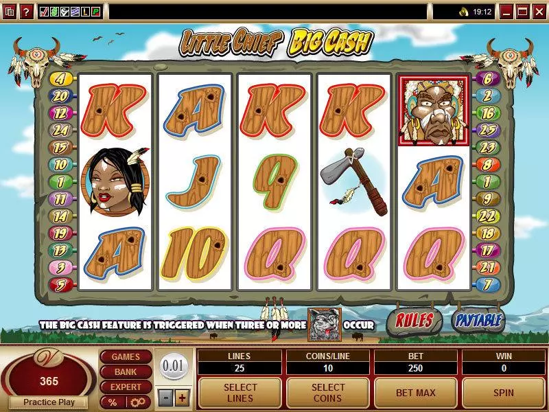 Little Chief Big Cash Slots Microgaming Free Spins