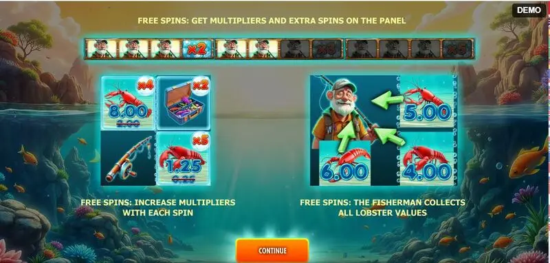 Lobster Splash Slots Red Rake Gaming Free SpinsMultipliers