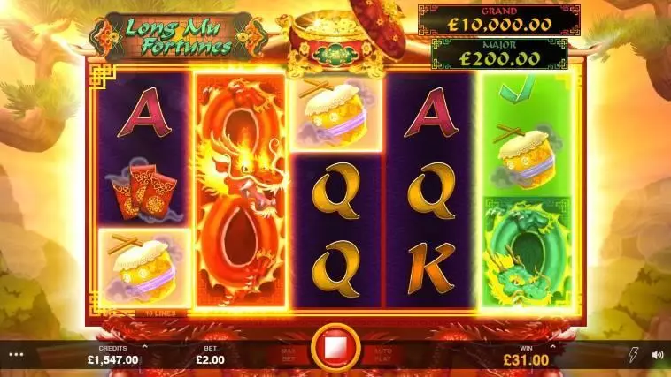 Long Mu Fortunes  Slots Microgaming Re-Spin