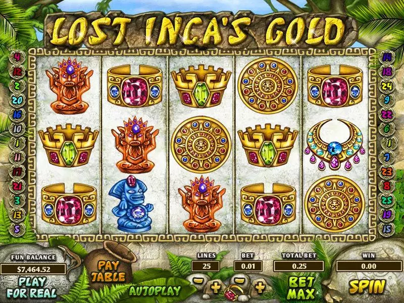 Lost Inca's Gold Slots Topgame Free Spins