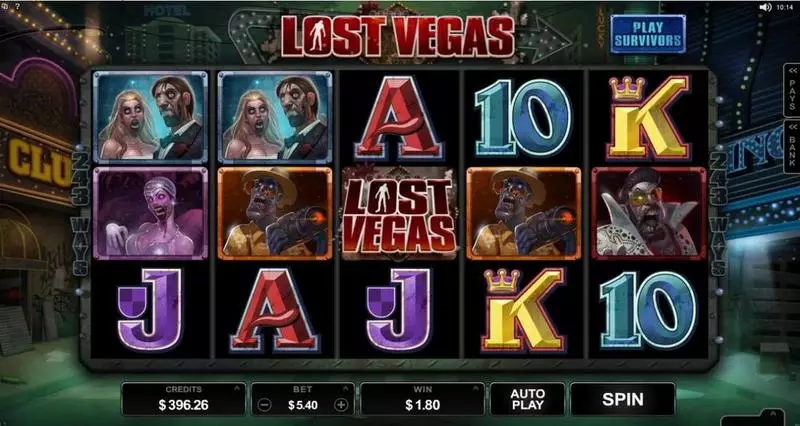 Lost Vegas Slots Microgaming Free Spins