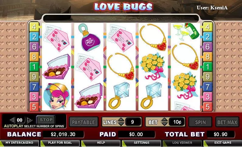 Love Bugs Slots CryptoLogic Free Spins