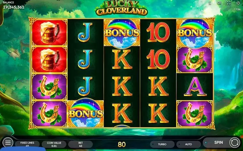 Lucky Cloverland Slots Endorphina Free Spins