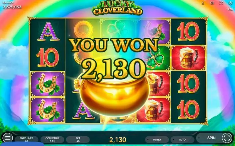 Lucky Cloverland Slots Endorphina Free Spins