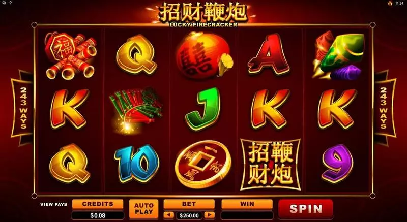 Lucky Firecracker Slots Microgaming Free Spins