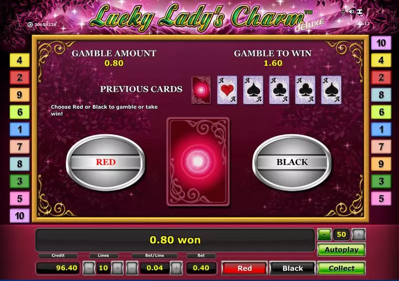 Lucky Lady's Charm - Deluxe Slots Novomatic Free Spins