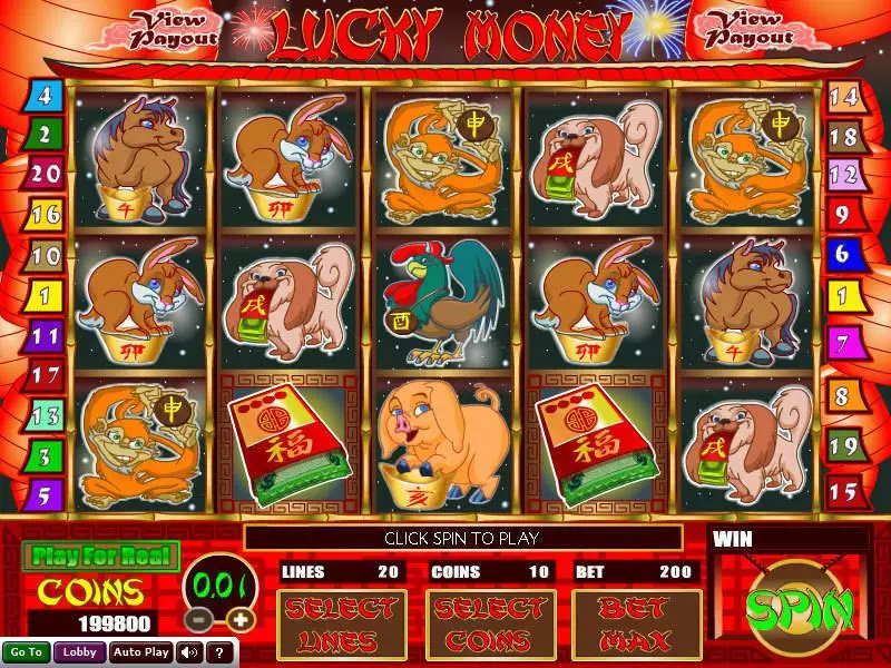 Lucky Money Slots Wizard Gaming Second Screen Game