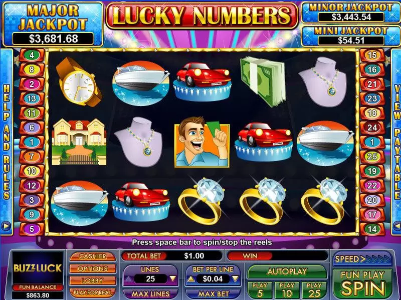 Lucky Numbers Slots NuWorks Free Spins