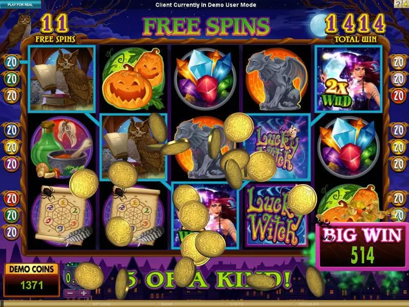 Lucky Witch Slots Microgaming Free Spins