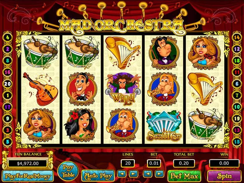 Mad Orchestra Slots Topgame Second Screen Game