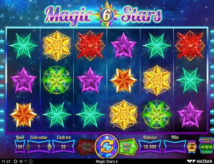 Magic Stars 6 Slots Wazdan Free Spins