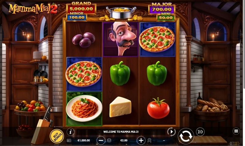 Mamma Mia 2 Slots BetSoft Bonus BuyCollect FeatureHold and Win