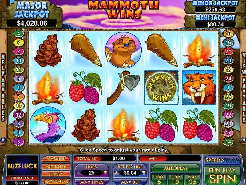 Mammoth Wins Slots NuWorks Free Spins