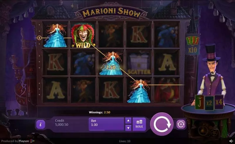 Marioni Show Slots Playson Pick a Box