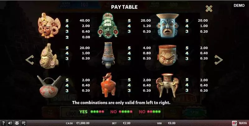 Maya Slots Red Rake Gaming Free Spins
