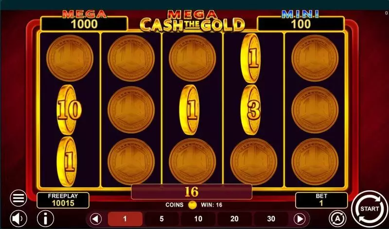 Mega Cash the Gold Slots 1Spin4Win 