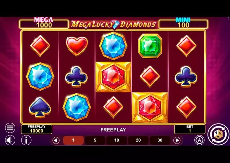 Mega Lucky Diamonds Hold And Win Slots 1Spin4Win Hold and Win