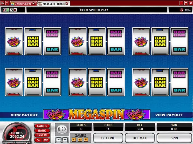 Mega Spin - High 5 Slots Microgaming 
