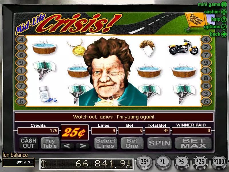 Mid-Life Crisis Slots RTG Second Screen Game