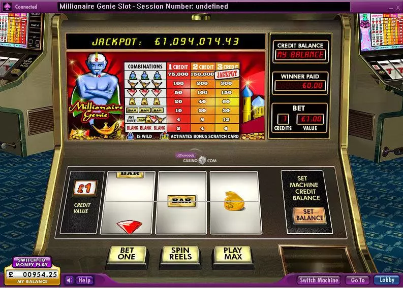 Millionaire Genie Slots 888 Second Screen Game