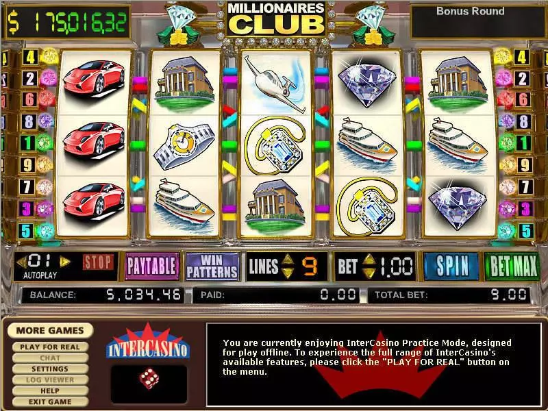 Millionares Club II Slots CryptoLogic Second Screen Game