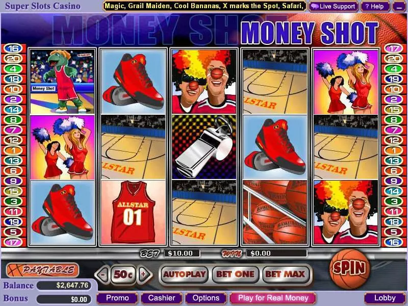 Money Shot Slots WGS Technology Free Spins