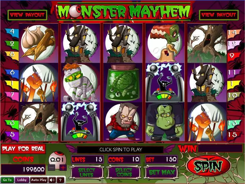 Monster Mayhem Slots Wizard Gaming 