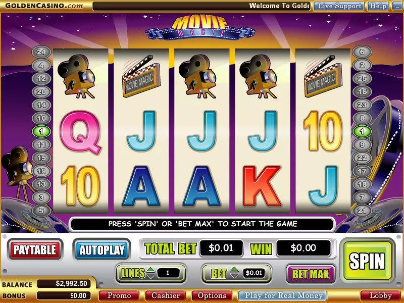 Movie Magic Slots WGS Technology Free Spins
