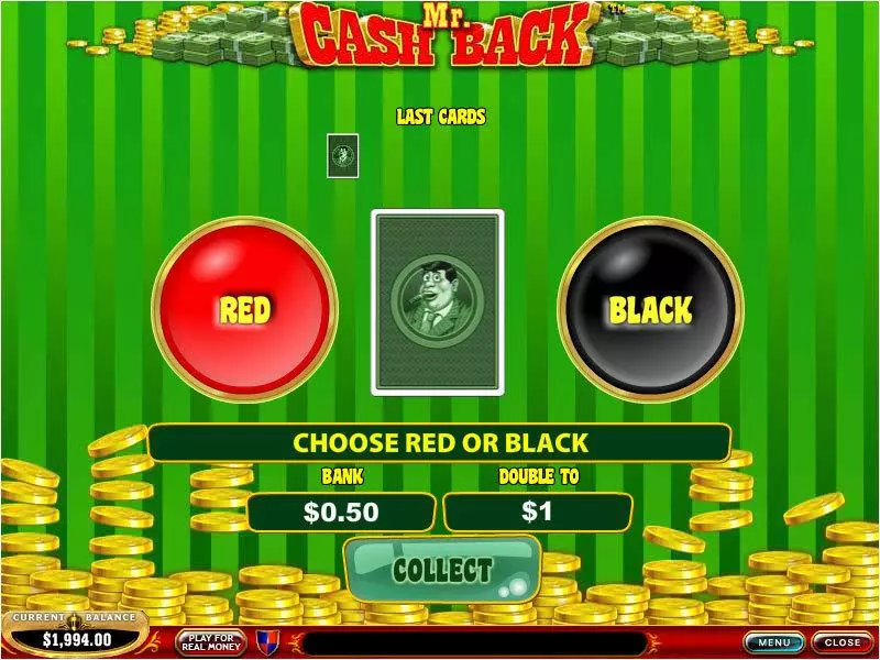 Mr. Cashback Slots PlayTech Free Spins