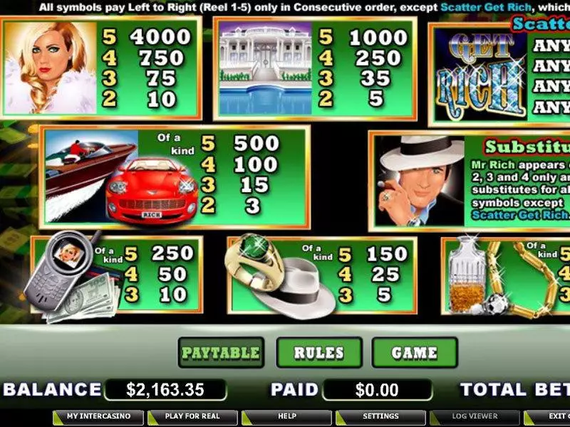 Mr. Rich Slots CryptoLogic Second Screen Game