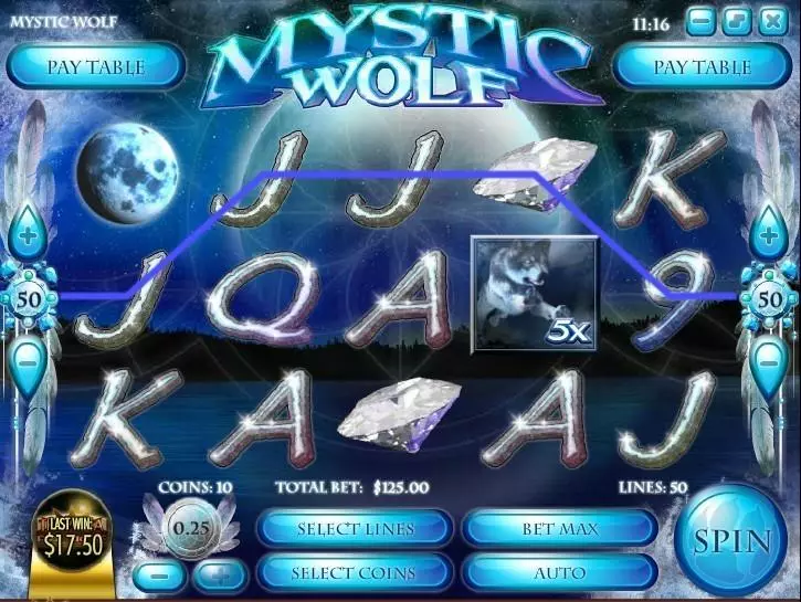 Mystic Wolf Slots Rival Second Screen Game