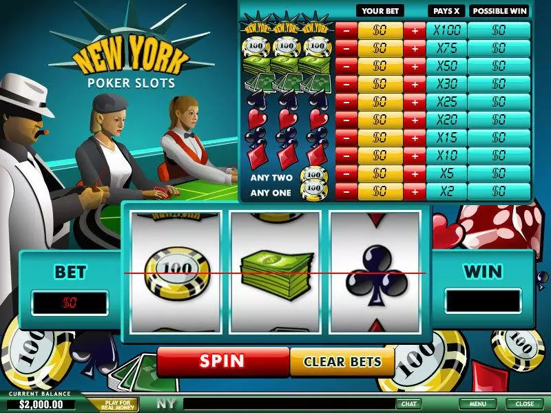New York Poker Slots PlayTech 