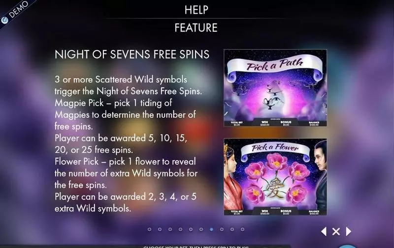 Night of Sevens Slots Genesis Free Spins