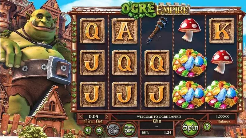 Ogre Empire Slots BetSoft Feature Selection