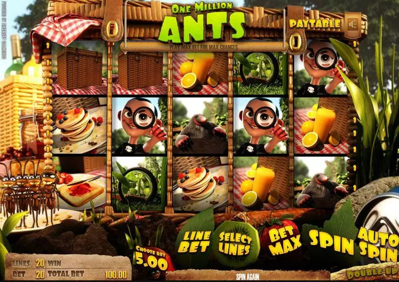 One Million Ants Slots Sheriff Gaming Pick a Box