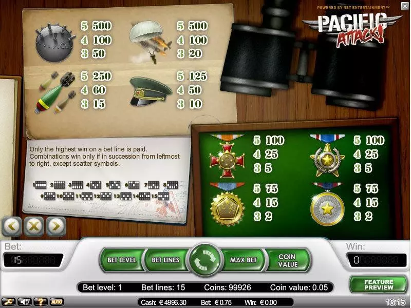 Pacific Attack Slots NetEnt Free Spins