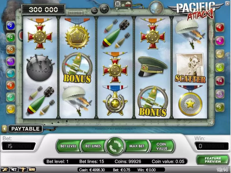 Pacific Attack Slots NetEnt Free Spins