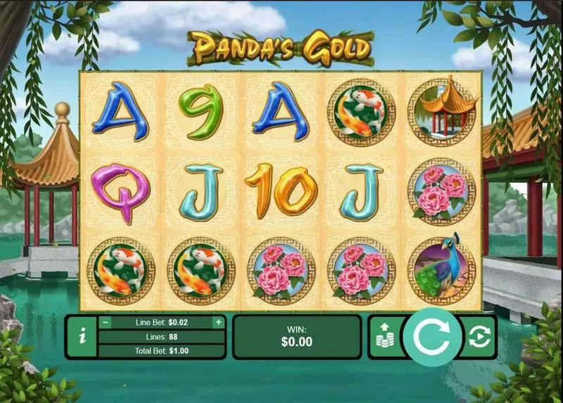 Panda's Gold Slots RTG Re-Spin