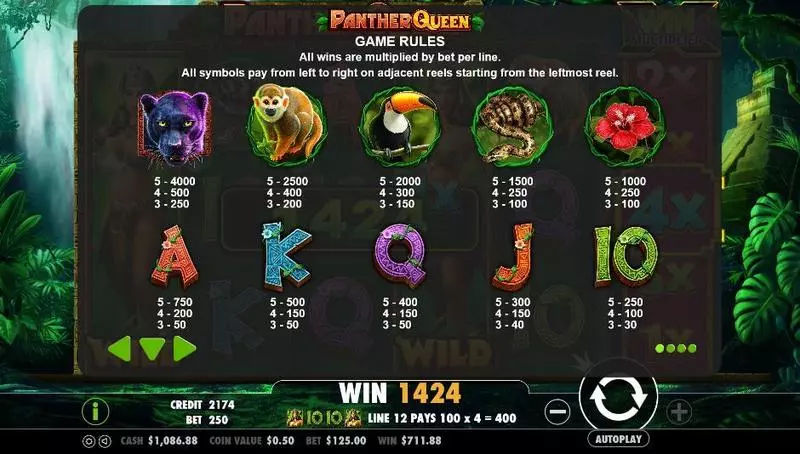 Panther Queen Slots PartyGaming Free Spins