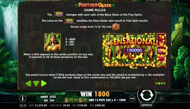 Panther Queen Slots PartyGaming Free Spins