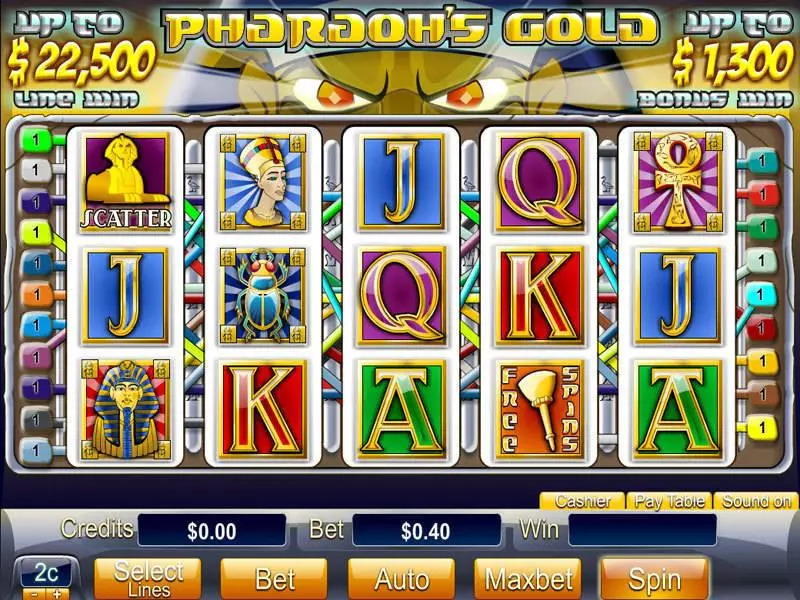 Pharaoh's Gold Slots Byworth Free Spins