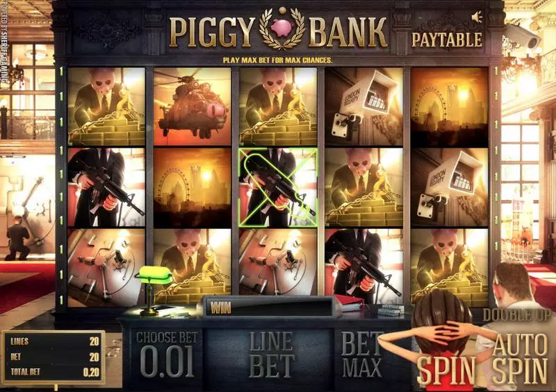 Piggy Bank Slots Sheriff Gaming Pick a Box