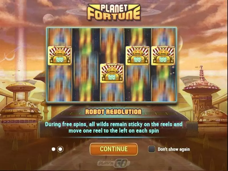 Planet Fortune Slots Play'n GO Free Spins