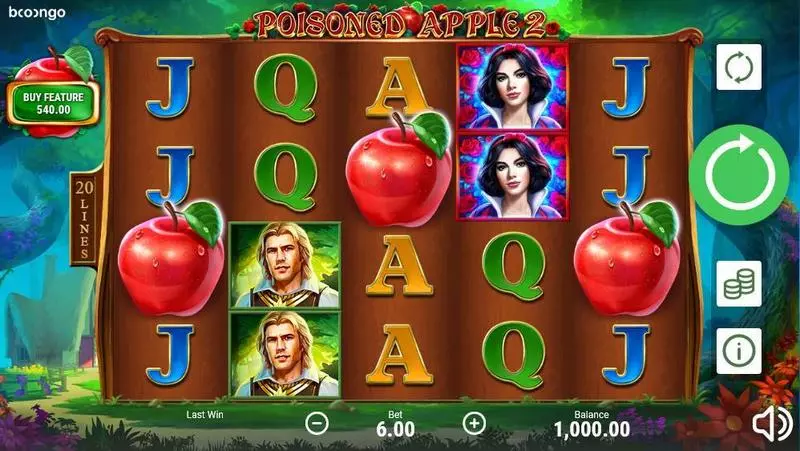 Poisoned Apple 2 Slots Booongo Free Spins