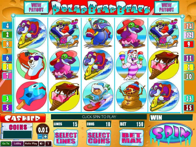 Polar Bear Beach Slots Wizard Gaming 