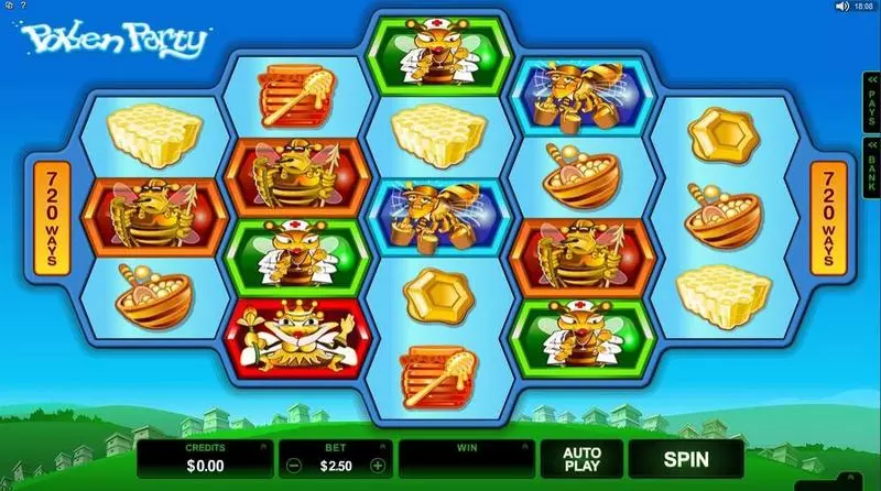 Pollen Party Slots Microgaming Free Spins